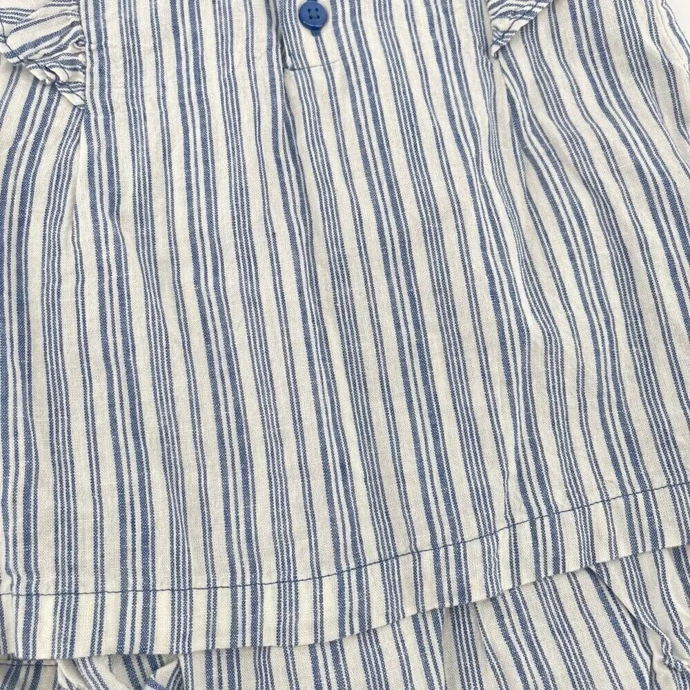 Just One You By Carter’s Baby Girl’s Striped Embroidered Sunsuit Dress 9M